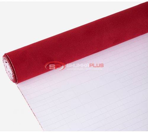 купить Самоклеющаяся алькантара бордовая в Москве