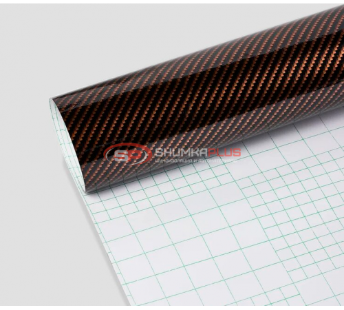 купить Карбоновая пленка 2D коричневая DidaiX для вашего автомобиля в Москве