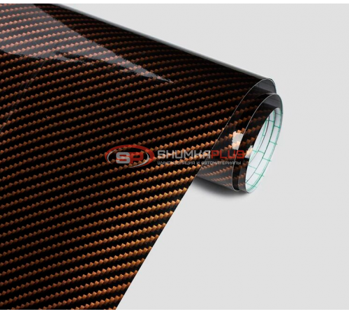 купить Карбоновая пленка 2D коричневая DidaiX для вашего автомобиля в Москве