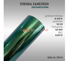 Зеленая пленка хамелеон 