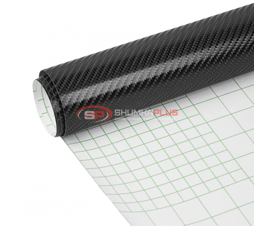 купить Пленка под карбон 4D черный: защита и стиль для вашего авто в Москве