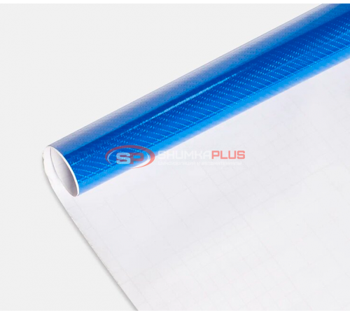 купить Пленка под карбон 4D синий: защита и стиль для вашего авто в Москве