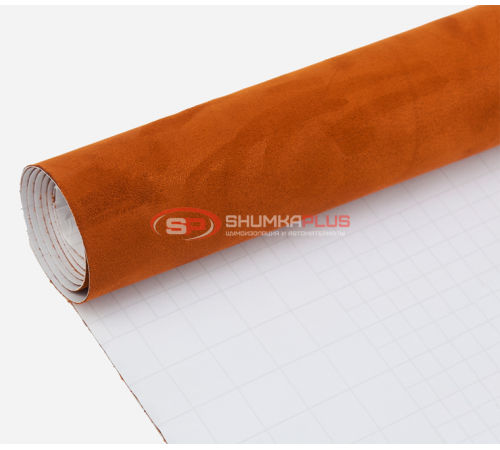 купить Самоклейка коричневая алькантара в Москве