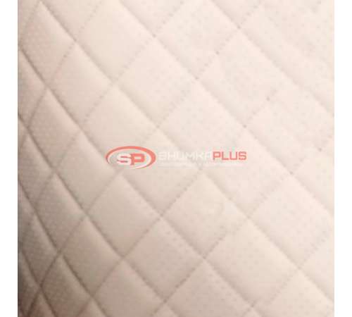 Купить Экокожа перфорированная кремовая в Москве