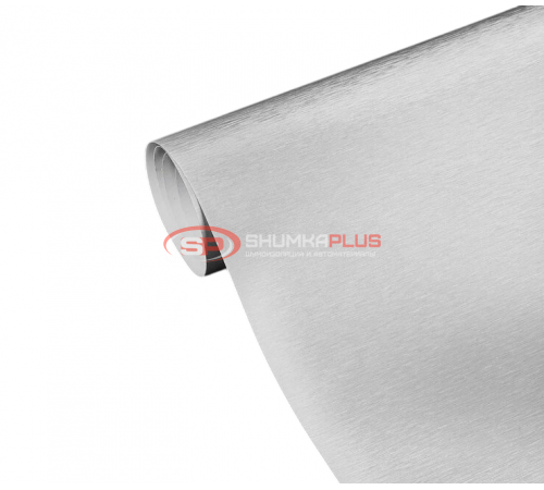 купить Самоклеящаяся пленка шлифованный алюминий серая в Москве