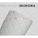 Экокожа на поролоне белый ромб (бежевая бабочка)