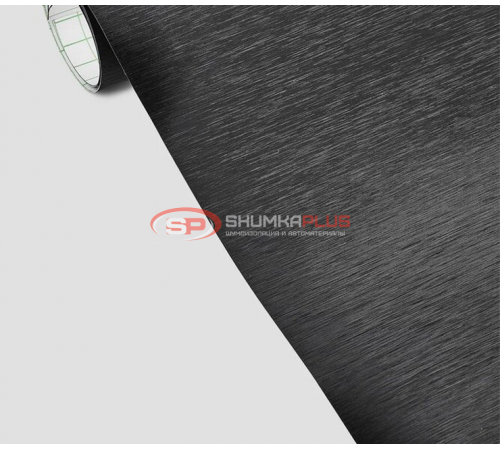 купить Самоклеящаяся пленка шлифованный алюминий черный в Москве