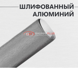Виниловая пленка шлифованный алюминий графит