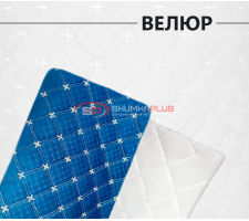 Велюр стёганый синий ромб
