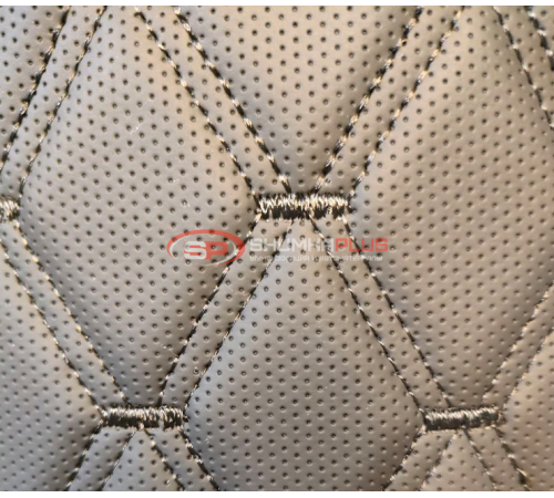 Перфорированная кожа черная черный ромб оптом и в розницу купить Перфорированная кожа черная черный ромб в Москве