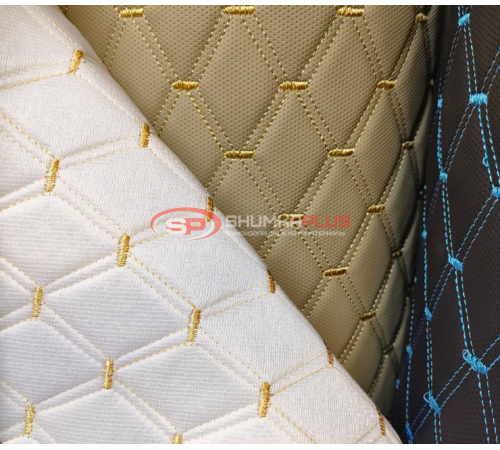 купить Перфорированная кожа песочная золотой ромб в Москве