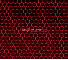 Виниловая универсальная пленка красная сота лазер