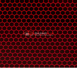 Виниловая универсальная пленка красная сота лазер