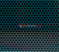 Виниловая универсальная пленка голубая сота лазер