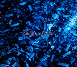 Виниловая пленка кованый карбон синий глянцевый