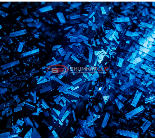 Купить Автопленка кованый карбон синий глянцевый в Москве