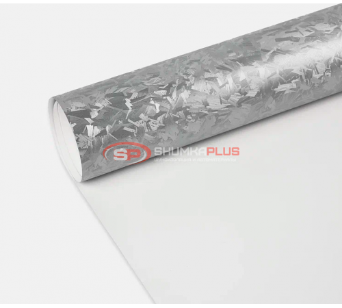 купить Кованый карбон серебристый матовый в Москве