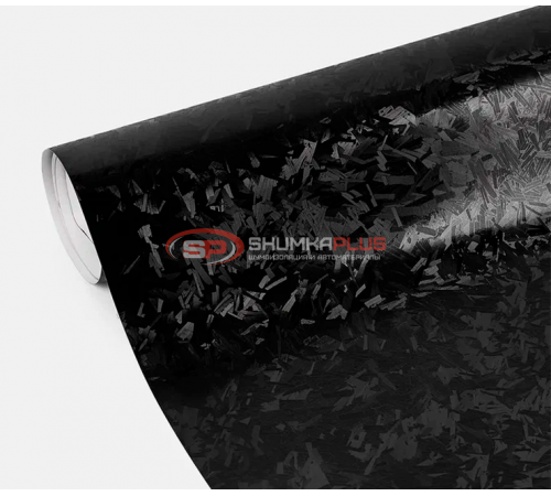 купить Автопленка кованый карбон черный в Москве