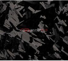 Виниловая пленка кованый карбон черный матовый