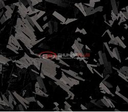 Виниловая пленка кованый карбон черный матовый