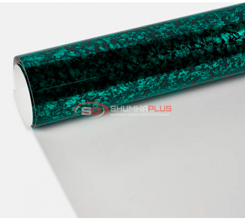 купить Кованый карбон зеленый глянцевый в Москве