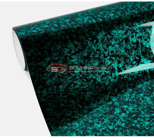 купить Кованый карбон зеленый глянцевый в Москве