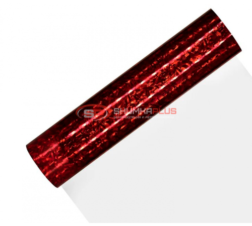 купить Автопленка кованый карбон красный глянцевый в Москве