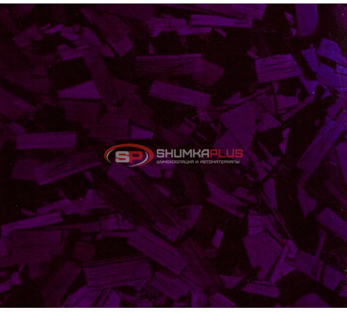 Купить Автопленка кованый карбон фиолетовый глянцевый в Москве