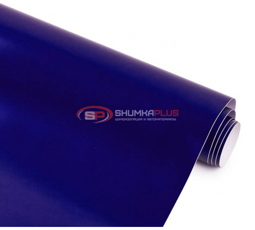 купить Виниловая пленка матовый хром синий в Москве