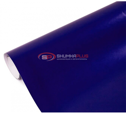 купить Виниловая пленка матовый хром синий в Москве
