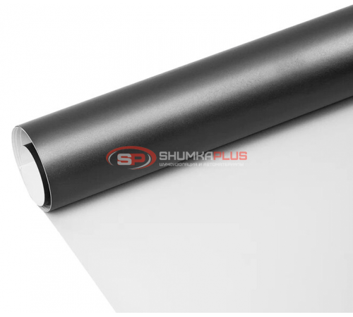 купить Виниловая пленка матовый хром черный в Москве