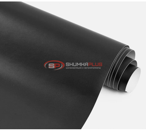 купить Виниловая пленка матовый хром черный в Москве
