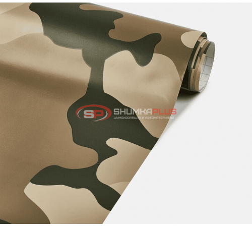 купить Пленка Песочный камуфляж для активного отдыха: стиль и защита авто в Москве