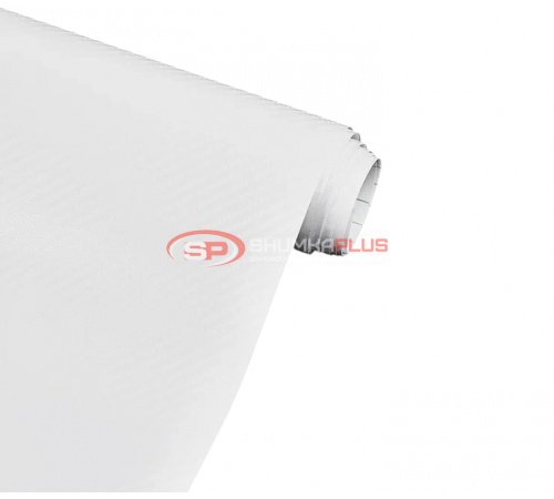 купить Карбоновая пленка 3D белая в Москве