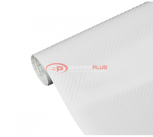 купить Карбоновая пленка 3D белая в Москве