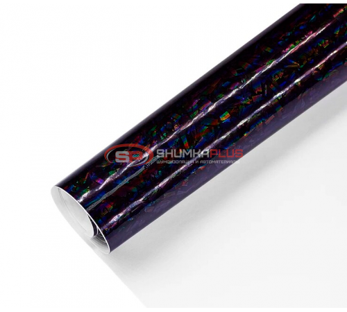 купить Автопленка кованый лазерный карбон серый в Москве