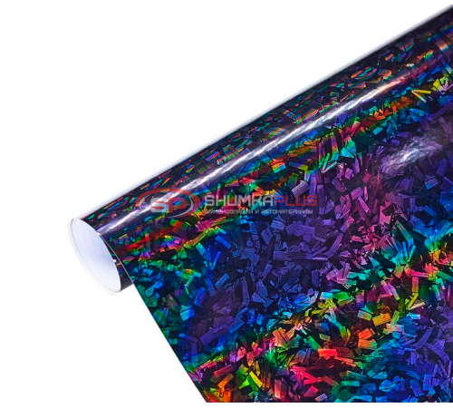 купить Автопленка кованый лазерный карбон серый в Москве