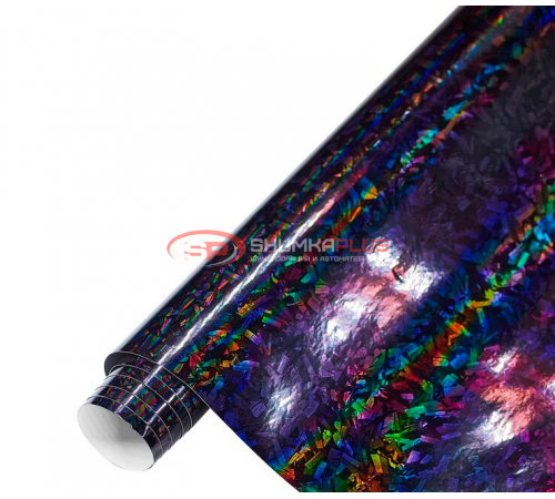 купить Автопленка кованый лазерный карбон серый в Москве