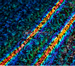 Пленка кованый карбон лазер серый