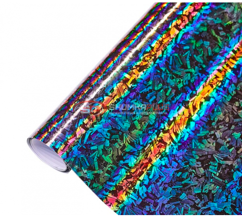 купить Автопленка кованый лазерный карбон черный в Москве