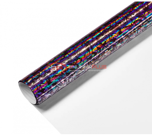 купить Автопленка кованый лазерный карбон черный в Москве