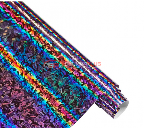 купить Автопленка кованый лазерный карбон черный в Москве