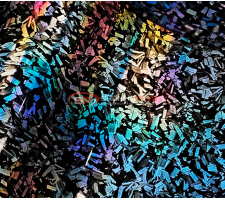 Пленка кованый карбон лазер черный