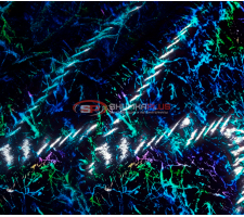 Пленка кованый карбон лазер мрамор черно-синий