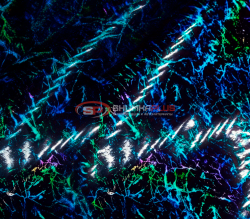 Пленка кованый карбон лазер мрамор черно-синий