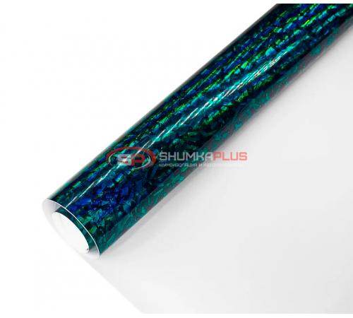 купить Автопленка кованый карбон зеленый глянцевый в Москве