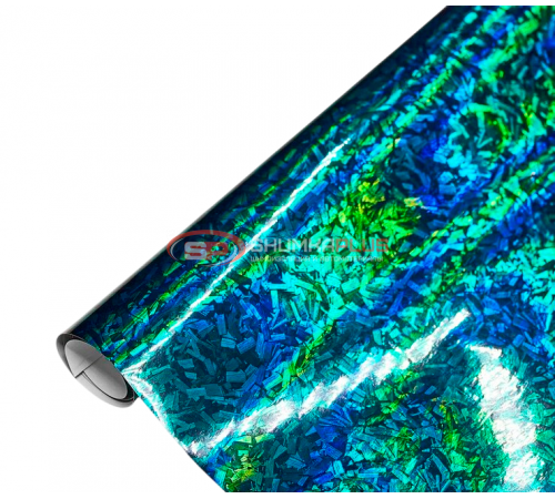 купить Автопленка кованый карбон зеленый глянцевый в Москве
