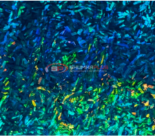 Пленка кованый карбон лазер зеленый