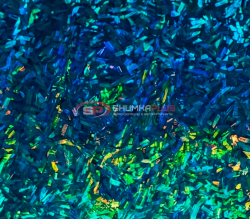 Пленка кованый карбон лазер зеленый