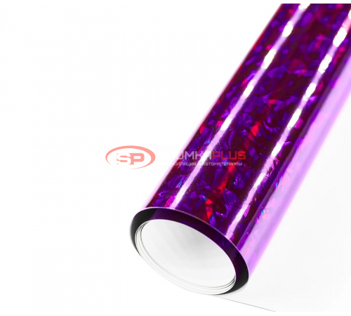 купить Автопленка кованый карбон фиолетовый лазер в Москве